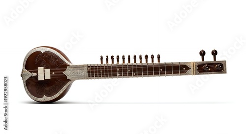 Obraz na płótnie Sitar: Indian String Musical Instrument