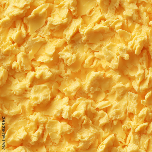 Seamless pattern of scrambled egg for infinite repeating backgrounds or textures