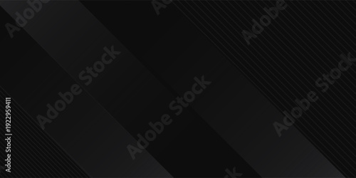 Black abstract geometric background. Modern shape concept.