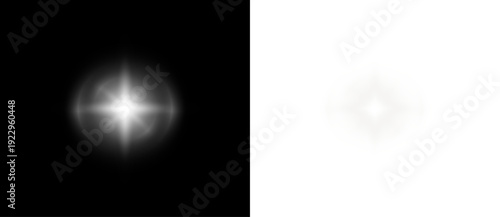 Light sparkle white star glow.