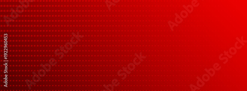 Vibrant Red Gradient Vector Background with Halftone Dot Pattern, Modern Abstract Tech Texture for High-Energy Web Banner, Header and Branding Design.