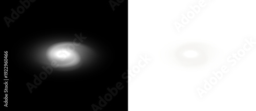 White star sparkle glow light.