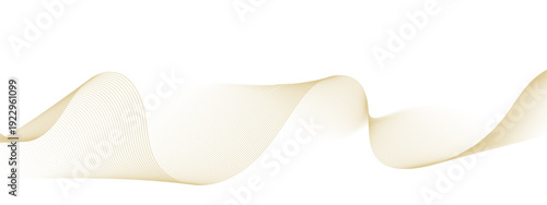 Abstract wave lines background with dynamic smooth flowing curves vector, futuristic frequency movement digital sound effect, motion blend twisted particles backdrop, PNG illustration.