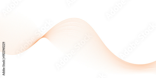 Wave lines background with dynamic smooth flowing curves vector, minimal futuristic swirl pattern, digital technology frequency twisted particles backdrop, motion blend effect, PNG illustration.