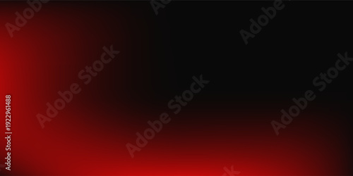 Dramatic abstract red and black gradient background with smooth transition and deep intense colors simple abstract