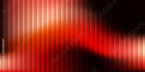 Abstract 3d rendering of red abstract glass background vector