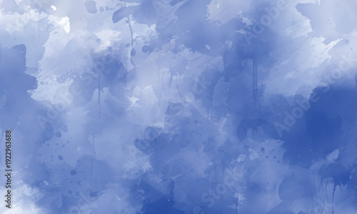 Soft artistic splash background with blended watercolor depth