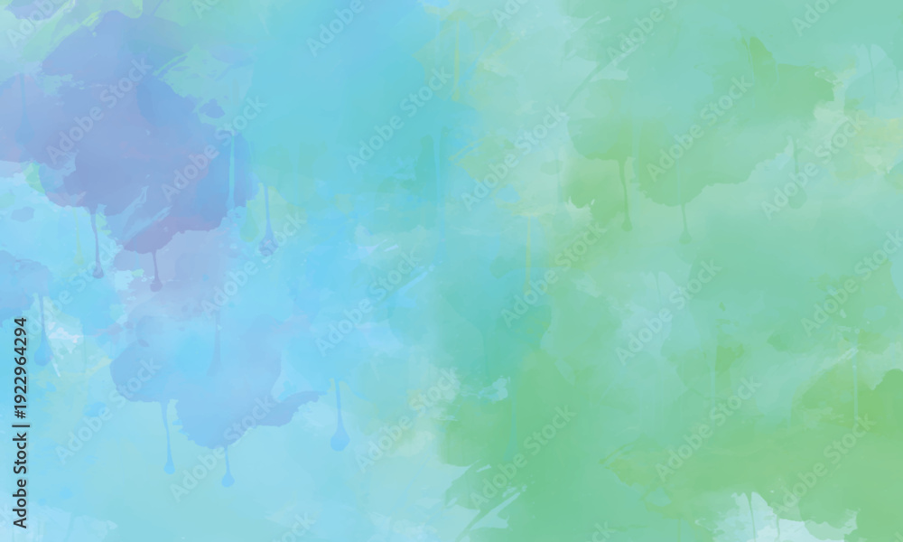 Fototapeta premium Decorative watercolor wash background with expressive brush flow