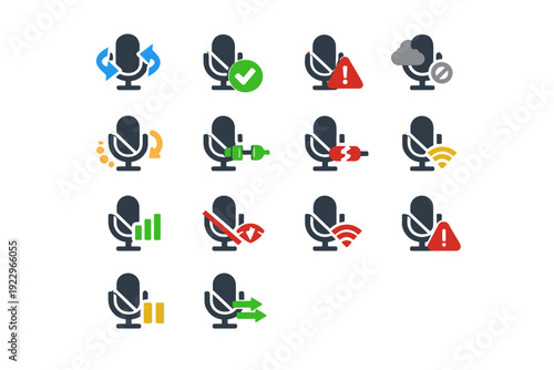 Mute vector reconnect state icon reconnecting strong image generation syncing simple sync