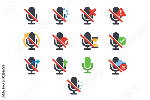 Simple generation state restored mute image retried started pending icon completed vector