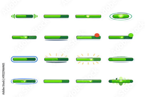 Image attention shadow badge active progress animation emphasis ring icon generation vector