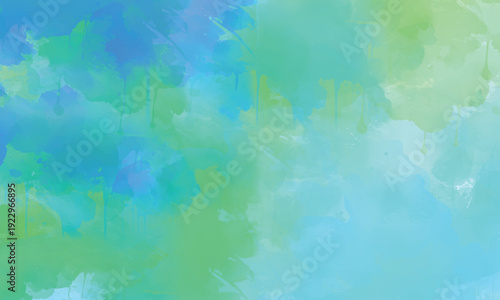 Creative brush stroke wallpaper with blended paint splashes