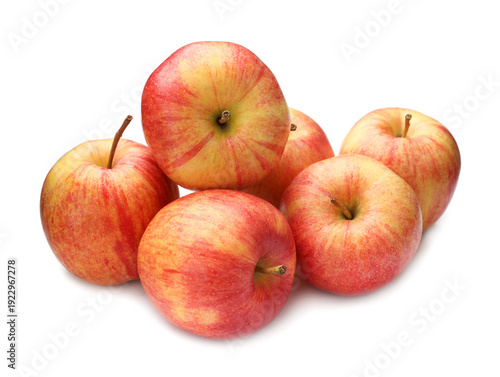 Wallpaper Mural Fresh ripe red apples isolated on white Torontodigital.ca