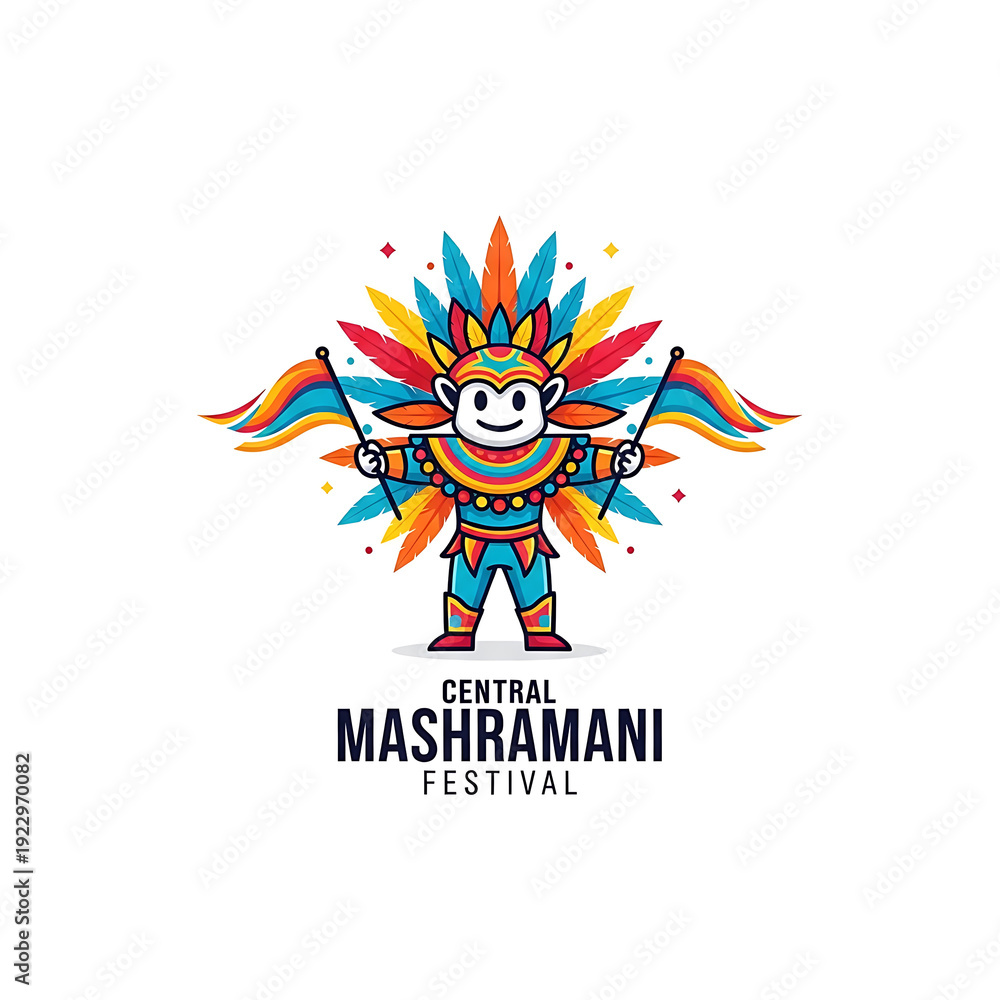 Obraz premium Central Mashramani Festival Celebration, Guyana Mashramani Carnival, Colorful Mashramani Parade, Mashramani Cultural Festival Art, Mashramani Festival Traditional Costumes