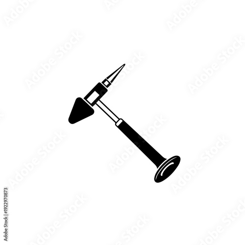 Medical Reflex Hammer Neurological Examination Tool Icon
