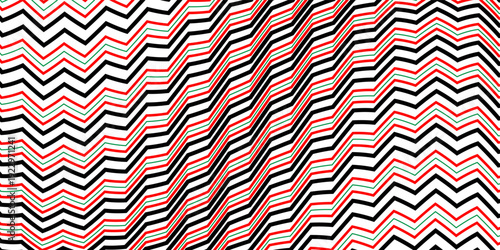 abstract simple red black vertical corner wave line pattern on grey can be used background.