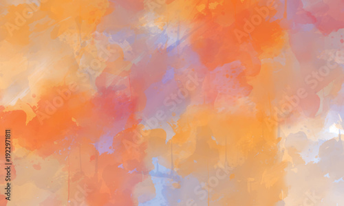 Elegant abstract watercolor backdrop with layered brush strokes and blended paint effects