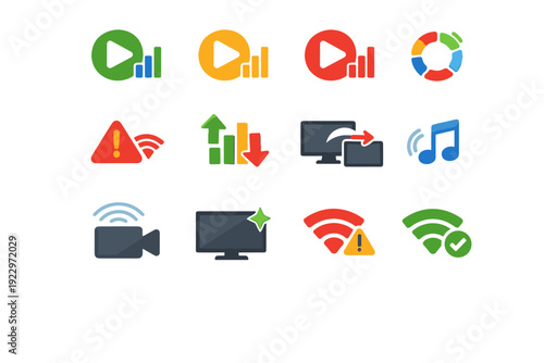 Stable icon vector stream image generation bitrate only lag high unstable simple