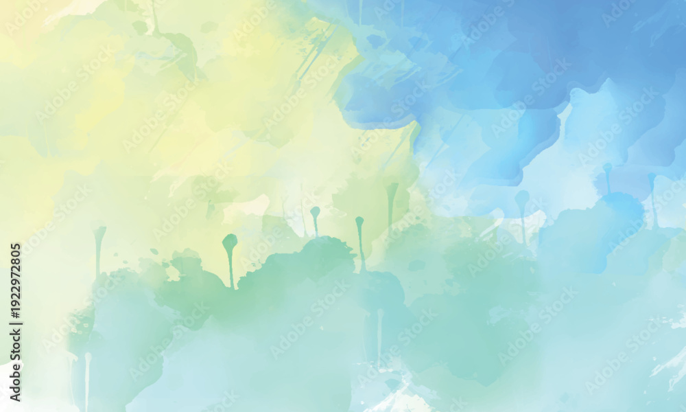 Obraz premium Creative watercolor texture design with fluid brush strokes and dreamy abstract composition