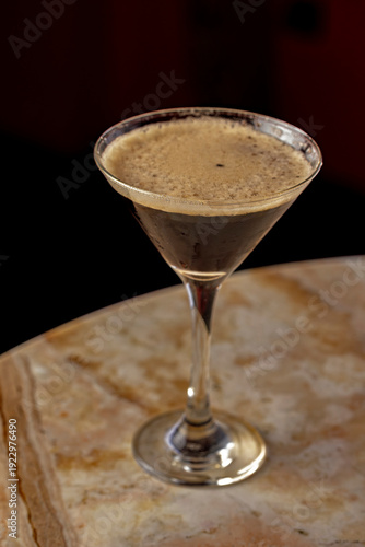 Caribbean cocktail in a glass