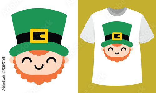 St Patricks Day Leprechaun T-Shirt Design