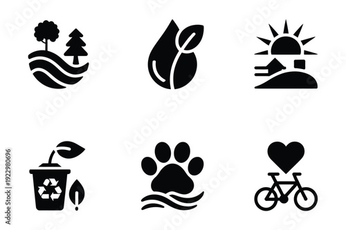 Eco-Friendly Icons