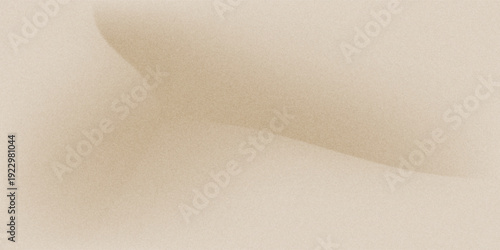 Amazing brown beige grainy gradient background banner backdrop noise texture, copy space
