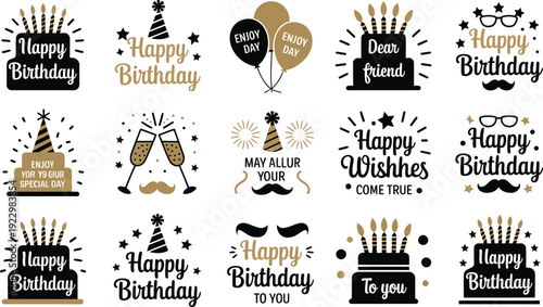 Collection of Birthday Celebration Graphics and Sayings