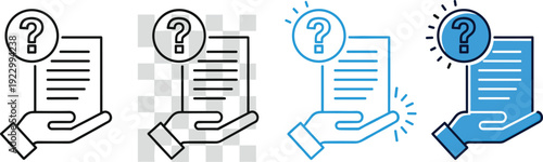 The evolution of digital document interactions and notifications from paper to electronic devices isolated on transparent background, Vector