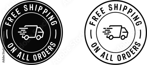 Set of vintage grunge rubber stamp labels with round sale and business symbols in vector style