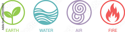 Vector illustration of colorful Easter eggs with swirl and wave patterns in a circular decorative design