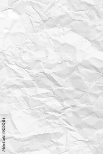 White clean crumpled paper