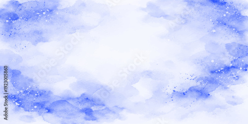 A beautiful clear blue sky with fluffy white clouds captured on a bright summer day creates a stunning nature cloudscape and high atmosphere outdoors under the glowing sunlight