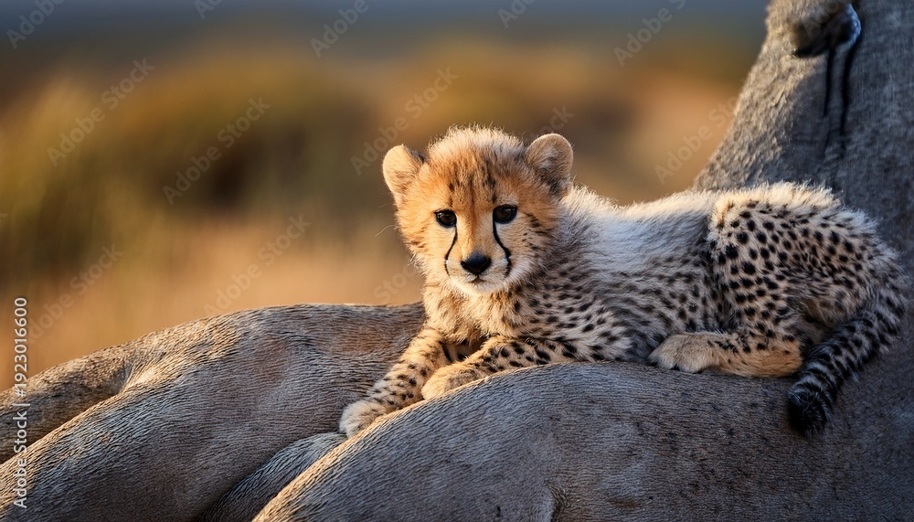 Obraz premium African Cheetah Cub