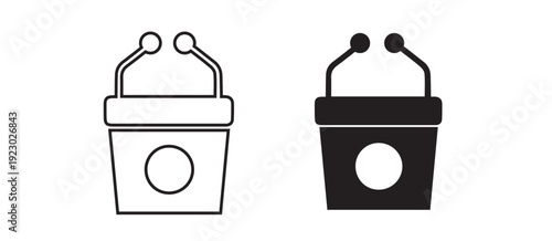 A simple black silhouette of a podium with a microphone, suitable for presentations and public speaking.