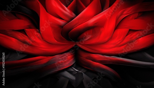 Red Black Abstract Background