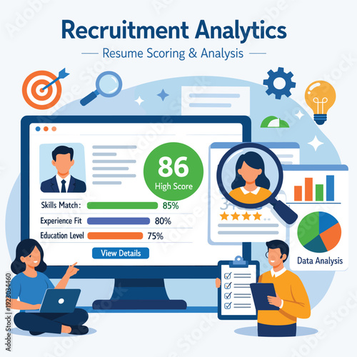 Recruitment Analytics for Resume Scoring and Analysis