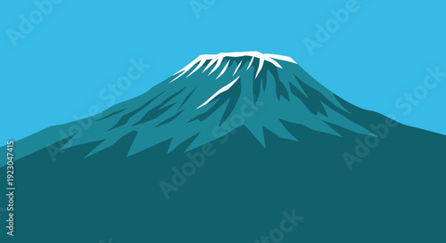 japan asian  mountain Snowy Mountain Peak fuji yama