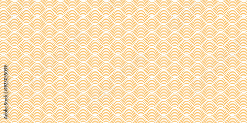 Yellow instant noodle, pasta and spaghetti texture with geometric wavy lines. Ramen, pasta vector pattern. Background abstract food illustration