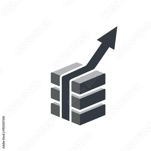 Data Growth and Analytics Concept.