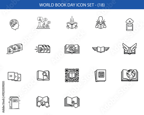 Unique icon set for designers and developers diverse symbols collection
