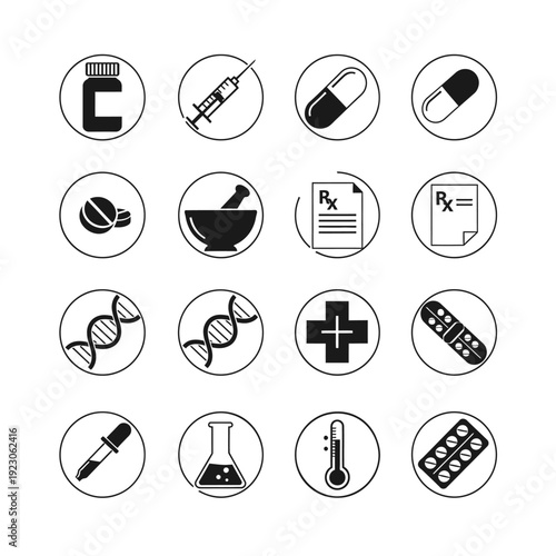 Medical and Healthcare Icons Collection.