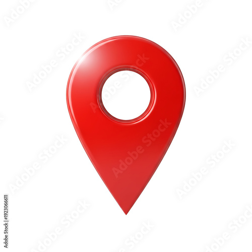 A red location pin icon on transparent background Free Download A red location pin icon on transparent background - GFXLoad
