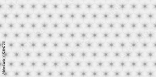 Abstract geometric hexagon mesh pattern with thin wavy lines. Light grey futuristic honeycomb grid background for technology, science, and digital data visualization. Minimalist vector tech texture.