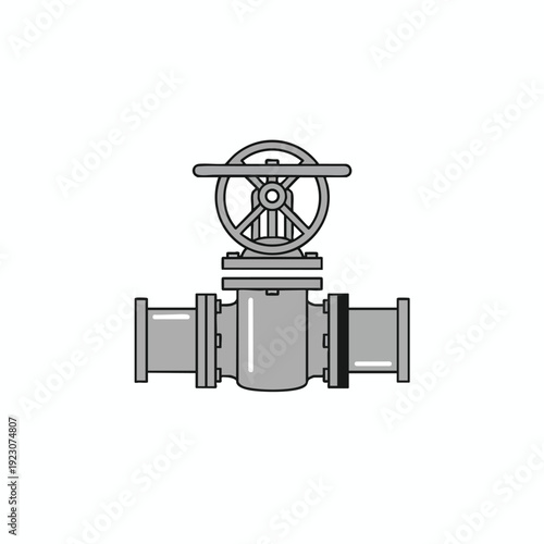 Industrial Valve with Hand Wheel Mechanical Equipment for Fluid Control