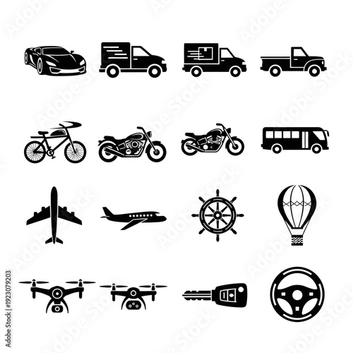 Collection of Transportation Icons 1.