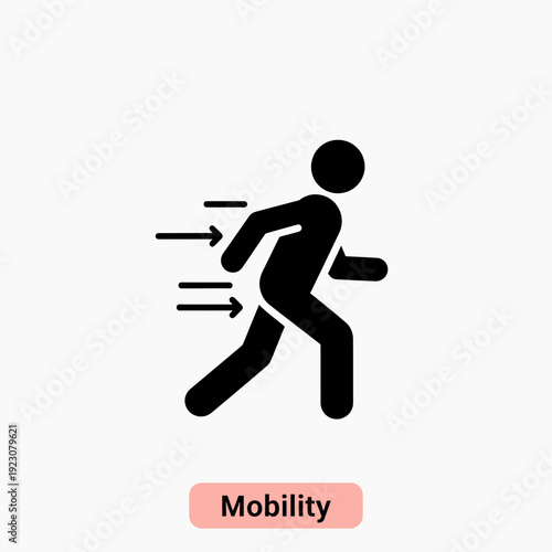 Icon representing mobility and movement.