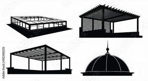 Architectural designs of various structures