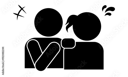 セクシャルハラスメントのピクトグラム