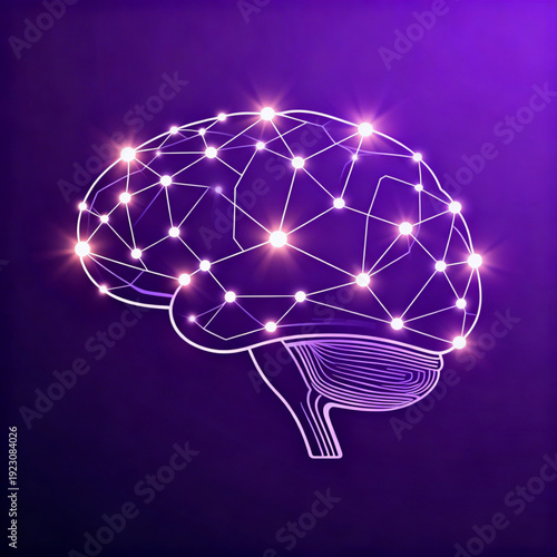 Neural Network Brain Illustration